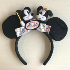 Tokyo Disney Resort Headband Mickey Minnie Making Mousic Discontinued Japan Rare