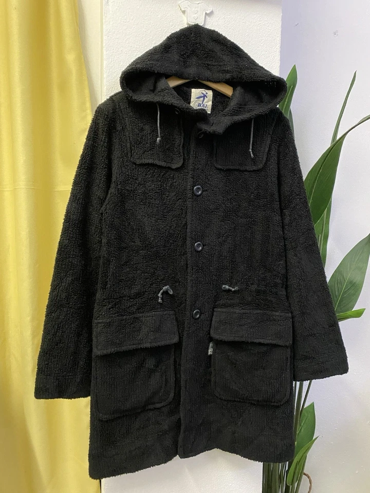 Vintage Hai Sporting Gear by Issey Miyake Long Fleece Jacket Parka - Image 2 of 4