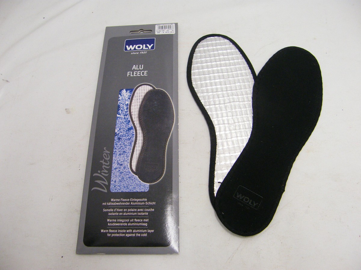 WOLY 40 UK L7 ALU FLEECE WARME EINLEGESOHLE MIT