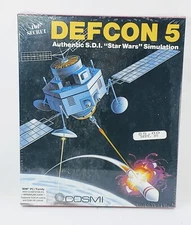 Defcon 5 Starwars (IBM PC / Tandy 1988) Complete NEW SEALED Big Box 5.25" Disk 