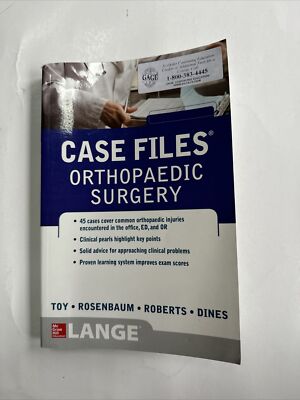 LANGE Case Files Ser.: Case Files Orthopaedic Surgery by Andrew J. Rosenbaum,...