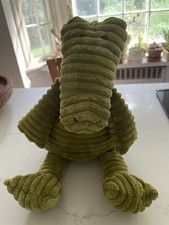 Jellycat Cordy Roy Croc Green Corduroy Alligator Crocodile Plush Toy Retired 16"