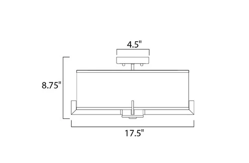 Maxim Lighting Nexus 3-Light Flush Mount - Picture 2 of 2