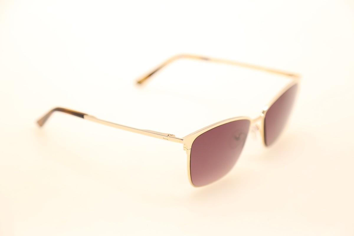 Ted Baker London TBW122 Gold/Brown Gradient 57mm Sunglasses  display picture 3