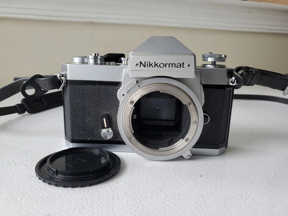 Vtg Nikon Nikkormat FTN 35mm SLR Film Camera Body F Mount. Japan - Image 3 of 4