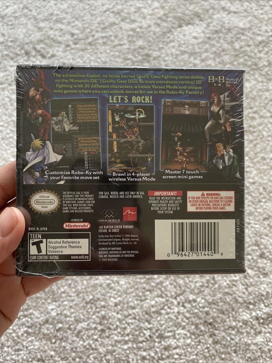 SHELF WEAR- Guilty Gear Dust Strikers Nintendo DS 2ds 3ds XL GAME