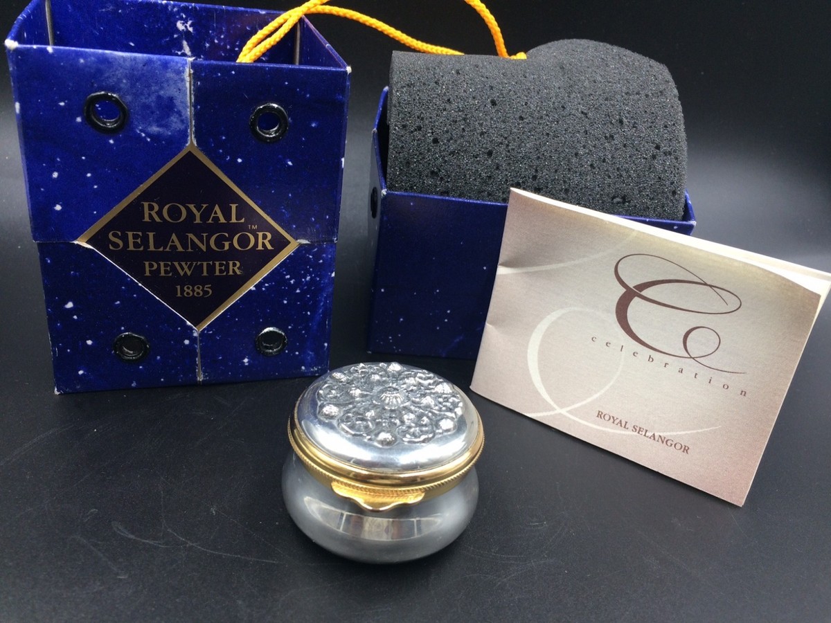 Royal Selangor Pewter 1885 Trinket Box with Original Box | eBay
