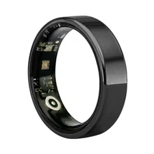 SR08 Smart Ring Men Women LED Display Screen Heart Rate Blood Oxygen Monitoring 