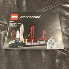 MANUAL BOOKLET ONLY NO Bricks Lego ARCHITECTURE 21043 SAN FRANCISCO Lot 200