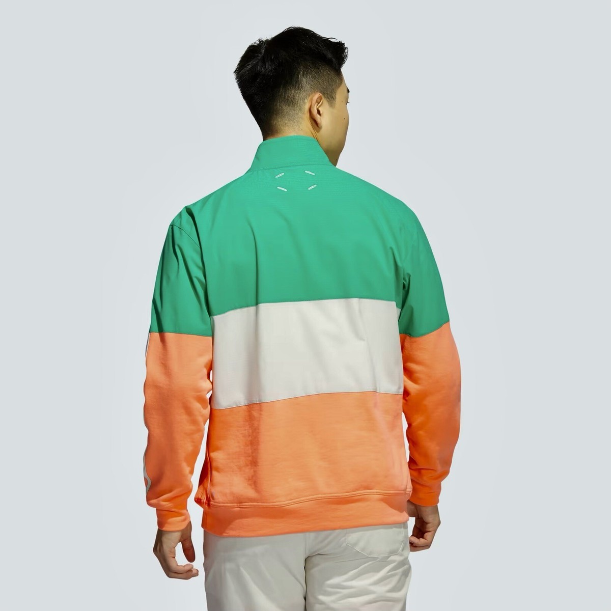 Adidas Golf Adicross Anorak 1/4Zip Pullover Court Green