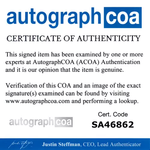 Foto firmada por Dave Navarro 8x10 RHCP Jane's Addiction b autografiada certificado de autenticidad ACOA - Imagen 2 de 6