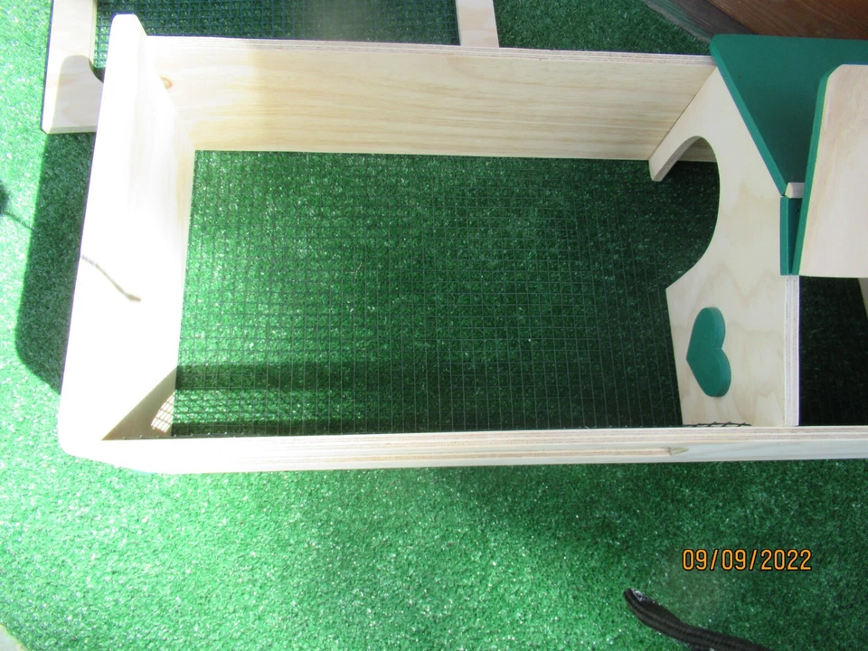 Caisse Pour Tortues Avec Terrarium Fond Revêtu De Maille 80x40x21h - Photo 3/4