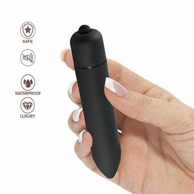 10-Speed-Waterproof-Vibrator-Dildo-G-Spot -Massager-Couples Women Sex Toys  Black | eBay