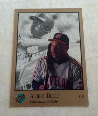 ALBERT BELLE 1992 LEAF DONRUSS STUDIO CARD # 164 A1179