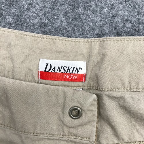 Danskin Now Pants Womens Size Small Ladies Wide Leg Capri Zip Fly Lightweight - 第 5/12 張圖片