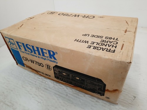 RARE Fisher CR-W780 Dual Cassette Player High Speed Dub NR Auto Reverse■SEALED■ - Picture 7 of 11