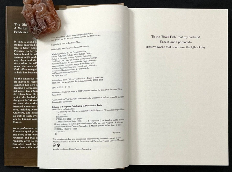 The Shocking Miss Pilgrim, Frederica Maas SIGNED, 1st Ed., Hardcover (1999) RARE - Image 4 of 4