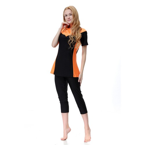 Traje de baño de vacaciones de verano cubierta completa para mujeres musulmanas 3 piezas ropa de playa - Imagen 120 de 145