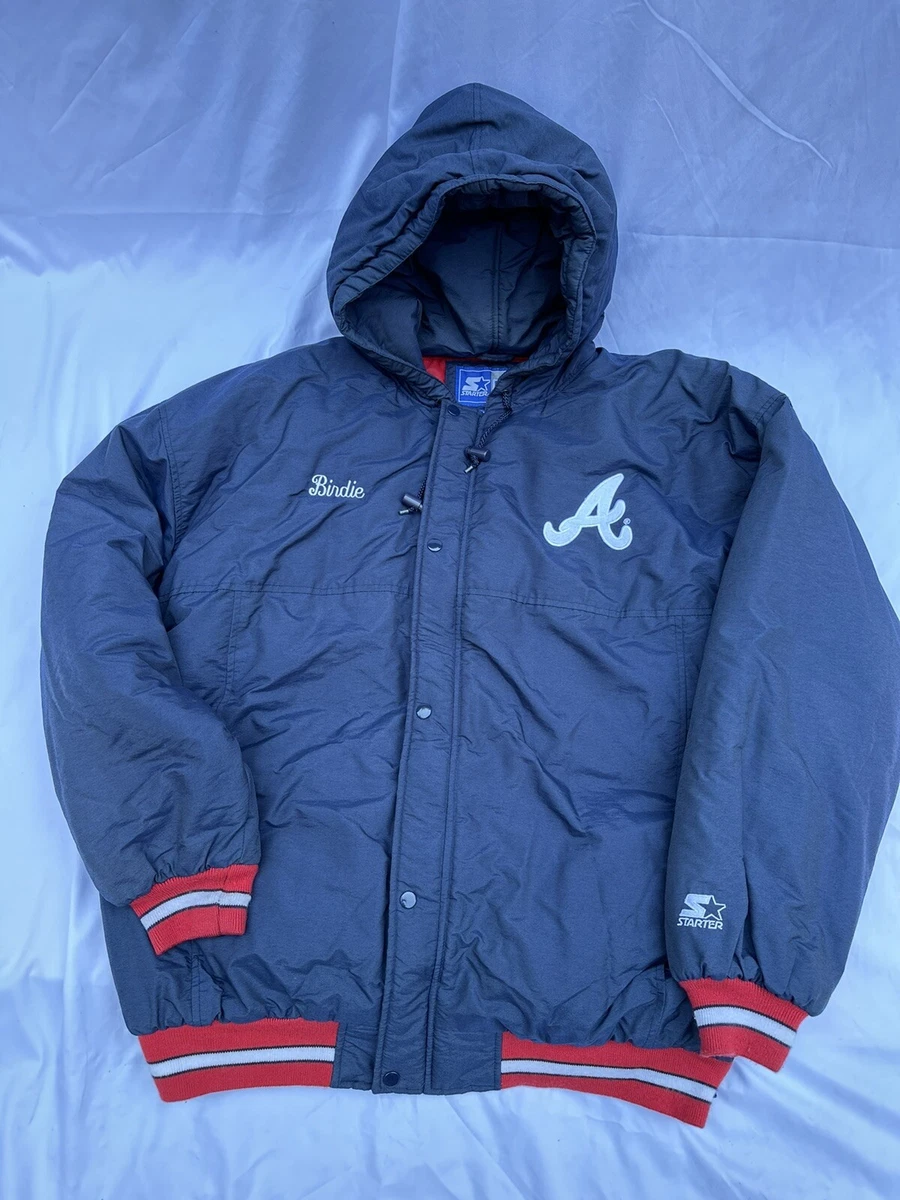 Veste Starter Atlanta Braves Taille L – Hank Aaron – Vintage Années 80 MLB