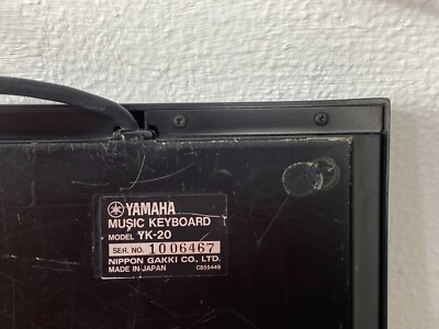 Vintage Yamaha YK-20 music keyboard For MSX Computer Japan | eBay