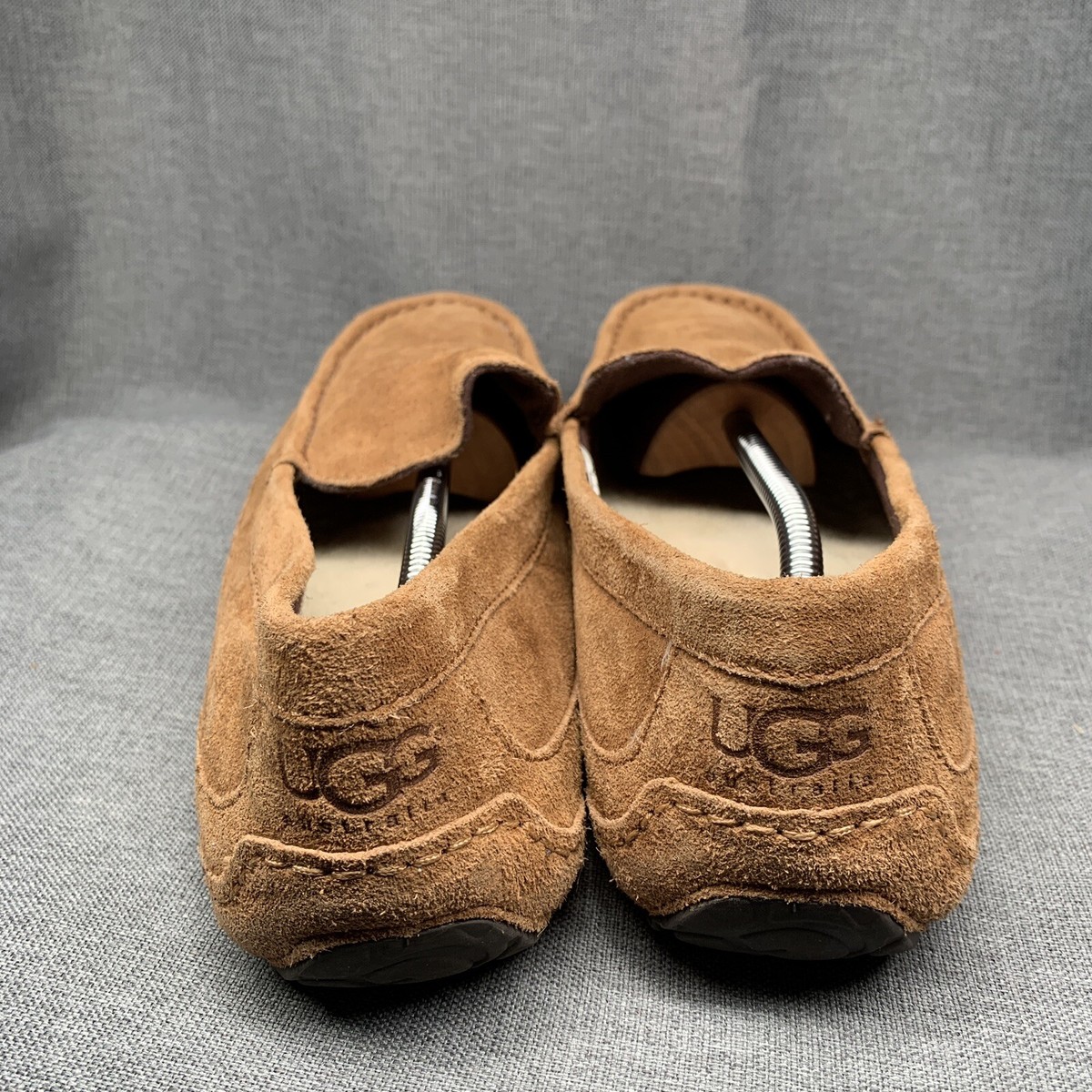 UGG Alder UGG pure Slip on Tan Suede Moccasin Wool Slippers 1003419 Mens Size 12 UGG Men main image 4