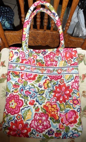 vera bradley tall tote