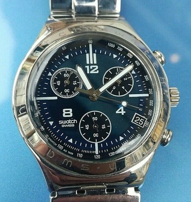 swatch chronograph watch