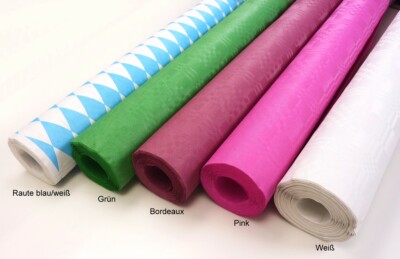 PAPIERTISCHDECKE DAMAST EINWEG TISCHTUCH Tischrolle Tischdeckenrolle Tischdecke
