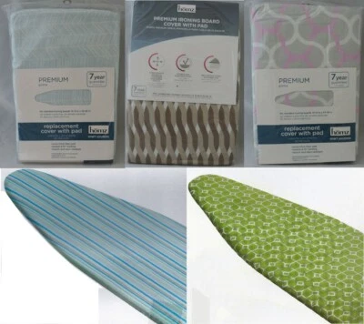 AMERICAN MILLS / HONEY CAN DO NEW PADDED IRONING BOARD COVER COTTON ELASTIC BAND ASST. DESIGNS