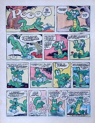 Pogo by Walt Kelly - large full tab page color Sunday comic - May 6, 1956