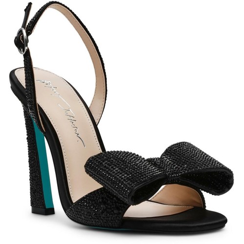 Betsey Johnson Womens Joel Black Bow Pumps 8.5 Medium (B,M) BHFO 0698