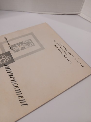 iowa state college of agricultural and mechanic arts 1953 Commencement Booklet  - Picture 4 of 10