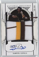 2024 Panini National Treasures 29/99 Samuel Zavala #PMS-SV Auto 16wc