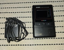 Casio TV-410 LCD Pocket Color Television Mini Fernseher Vintage