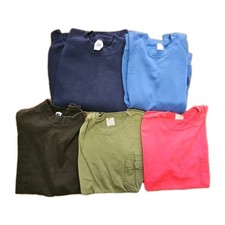 Wholesale Vtg Lot 5 Blank Sweatshirt  T Shirt Bundle Plain Adult M Made in USA