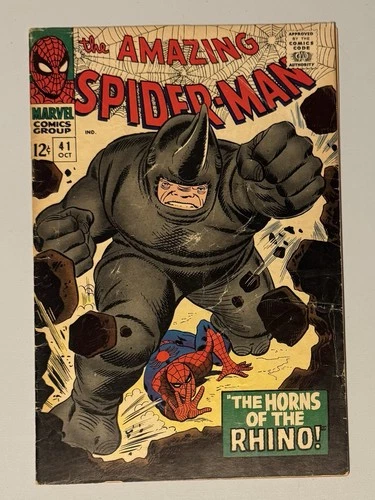 The Amazing Spider-Man #41 Marvel 1966 Vol 1 Rhino 1st Appearance Vintage Key