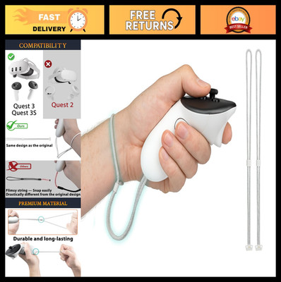 Upgraded Adjustable Wrist Straps for Oculus Quest 3 & Meta Quest 3S - Durable, E
