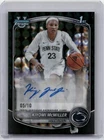 2025-26 Bowman Chrome Prospect Autographs Purple Refractor Kiyomi McMiller RC