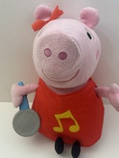 PEPPA PIG 12" Plush Stuffed Animal Toy Talking Singing 2021 WORKS See Video