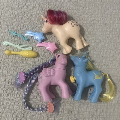 Vtg G1 My Little Pony Princess Brush N Grow BRILLIANT BLOOM Dance N Prance lot