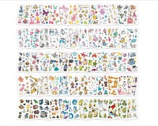 Tattoos for Kids, 600 Mixed Styles Temporary Tattoos Set Girls and Boys, hot