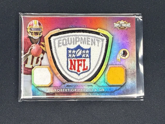 2012 Topps Triple Threads Robert Griffin III RG3 Rookie RC Shield Patch 1/1