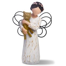 Cat Memorial Gifts, Angel Figurine Statue for Cat Lovers in Memory of Their B...