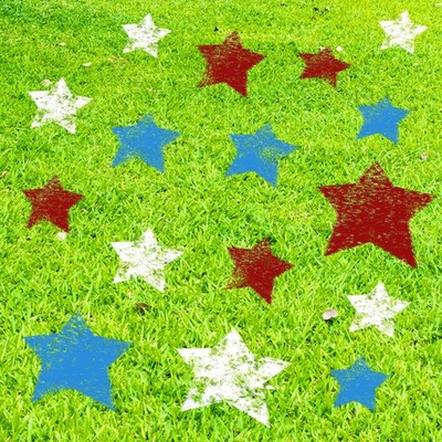 3 Pcs Independence Day Large Star Stencil for Yard 250th Anniversary Star Ste...