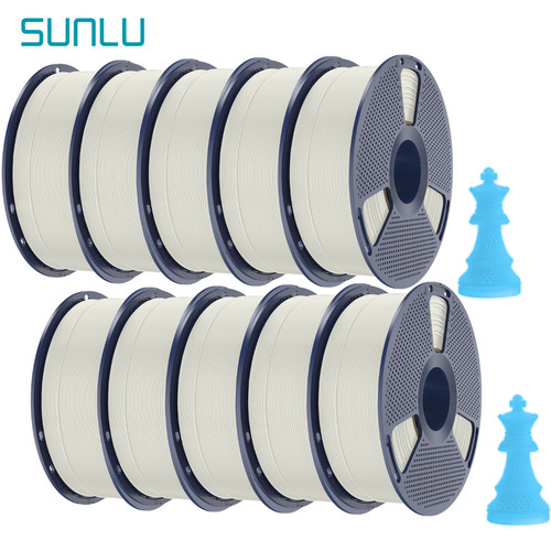 10×1KG SUNLU 1.75mm PLA Filament Glow in the Dark Luminous PLA For 3D Printer
