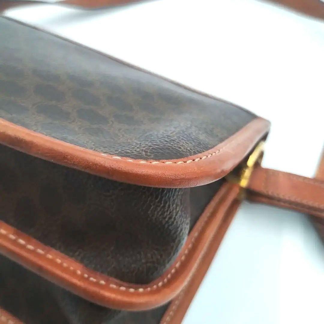 CELINE Shoulder Bag Macadam Pattern Old Celine Fr… - image 10