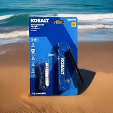 Kobalt KBLT97 Rechargeable Slim LED Flashlight Work Flip Light 400 Lumen 3626910