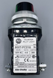 Allen-Bradley 800T-PC216 30 mm Cluster Red/Green Pilot Light