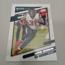 2021 Panini Donruss david johnson Houston Texans #165 Base