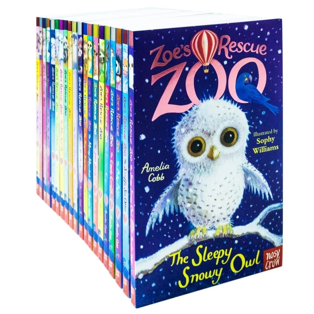 Zoe's Rescue Zoo 20 Books Collection Set by Amelia Cobb Sleepy Snowy Owl,Cuddly